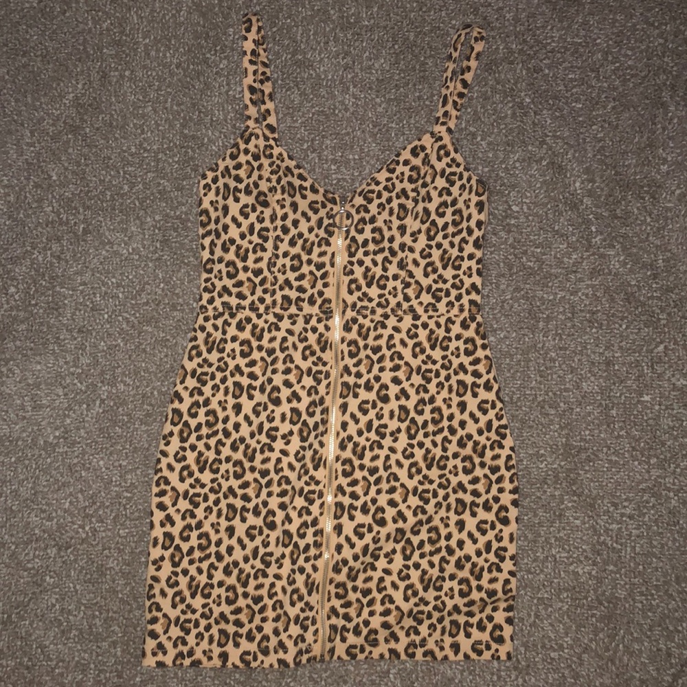 Leopard print H&M dress